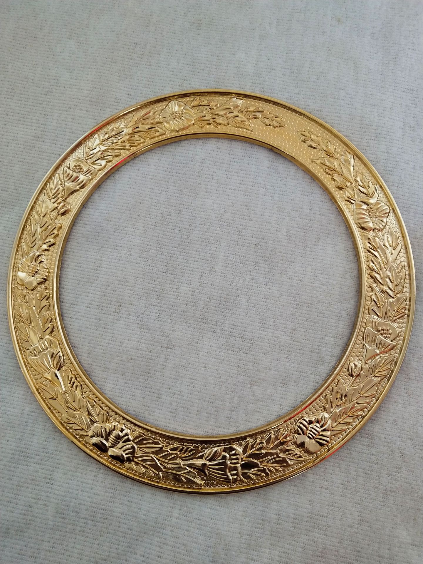Factory in Stock Supply Medal round Flower Border Photo Frame Foreign Trade Frame Wooden Medal Flower Border